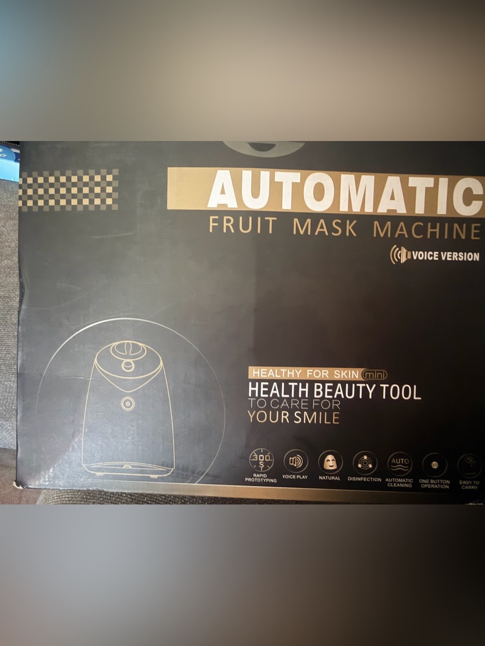 Automated Fruit Mask Machine - Black | Healthy Beauty Skin Care